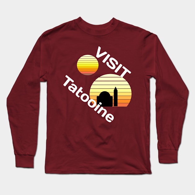 Visit Tatooine Long Sleeve T-Shirt by Mima_SY